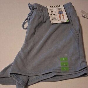 RBX womens Terry shorts with pockets. Sz L